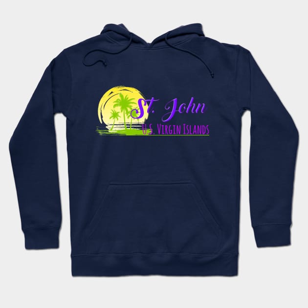 Life's a Beach: St. John, U.S. Virgin Islands Hoodie by Naves